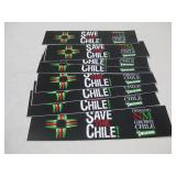 (8) New Mexico Save The Chile Stickers