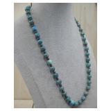 S.S Vtg. Sw Turquiose Necklace Tested