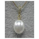 Gold Over Sterling Silver Necklace Hallmarked