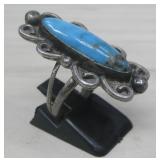VTG SS Turquoise Ring