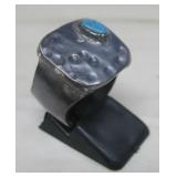 S.S. SW Tested Turquoise Ring