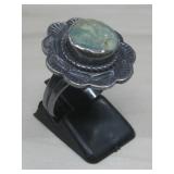 SS VTG Turquoise Ring See Info