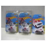 Three 2020 Hot Wheels