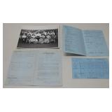 Vtg Progress Reports & Class Photo