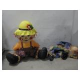 2 Scarecrow Inflatables Fall Decor See Info