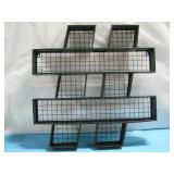 Black  Multi-Tier Wall Decor 24'x 24'