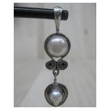 VTG 925 Mother of Pearl Pendant See Info