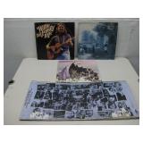 Four Assorted Vtg Vinyl Records See Info