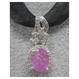 VTG SS Pink Sapphire Choker See Info