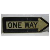 36'x12' One Way Sign, Observed Wear