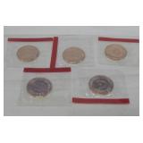 (5) Uncirculated Denver Mint Tokens