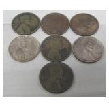 (7) 1930's Wheat Cents