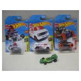 Three NIP Assorted 2020 Hot Wheels & 1973 See Info
