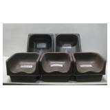 Five Plastic Booster Chairs