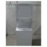 GE Electric Stacked Washer Dryer Combo See Info