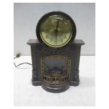Vtg Mastercrafters Fireplace Mantel Clock See Info