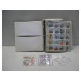 Binder W/ Assorted Postage Stamps