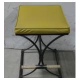 1970s Bar Stool With Foot Rest See Info