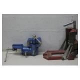 Two Portable Clamp-on Multi-Angle Bench Vise