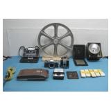 VTG Cameras W/ Metal Wheel All Untested