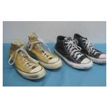 Two Pairs Of Converse Shoes See Info
