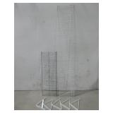 Two Metal Wall Shelves See Info