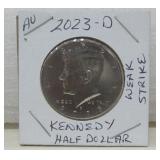 (1)2023D Weak Strike Kennedy Half Dollar -See Info