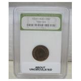 (1) Uncirculated 1907 Indian Head Cent In Case
