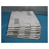 NIP 14''x11.5'' White & Grey Mosaic Tile Sheets