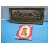 Vtg Plastic The Last Supper Wall Art & More See