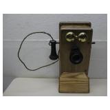 Vtg Kellogg Wall Mount Hand Crack Telephone See