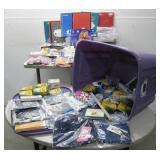 Assorted Stationary Supplies, Note Books See Info
