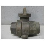 1' Curb Stop Water Valve
