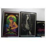 Vtg Jimi Hendrix, Janis Joplin & Grateful Dead See