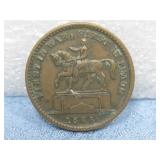 1863 First In War 1st In Peace Civil War Token