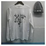 DC Long Sleeve Shirt & Knitted Beanie