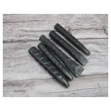 Navajo Made Silver Smith Tool Stamp Lot Of 5