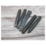 Navajo Made Silver Smith Tool Stamp Lot Of 5
