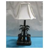 Vtg Tropical Style Table Lamp See Info
