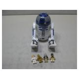 Star Wars R2-D2 Plastic Figurine & (4) LEGO See