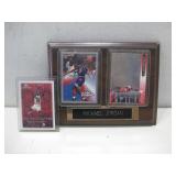 Michael Jordan Trading Cards Wall Plaque See Info