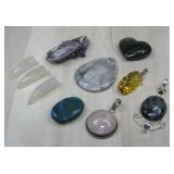 Assortment Of Stones, Pendants and More See Info