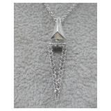 SS Geometric  Fashion Necklace See Info