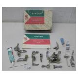 Vtg Singer Sewing Machine Attachments