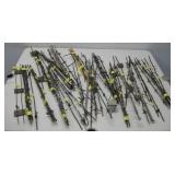 Antique 20'' Barbed Wire & Sample Metal Pieces