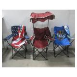 Three Lawn Chairs See Info