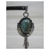 SW Sterling Silver & Turquoise Blossom Pendant