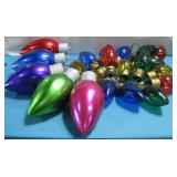 Oversized Xmas Ornaments & String Lights -See Info