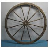 35' Rustic Wooden Waggon Wheel Wall Decor