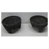 Two Molcajetes